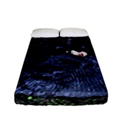 Gotthic Girl With Umbrella Fitted Sheet (full/ Double Size) by snowwhitegirl