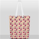 Cherries An Bats Peach Full Print Rope Handle Tote (Small) View2
