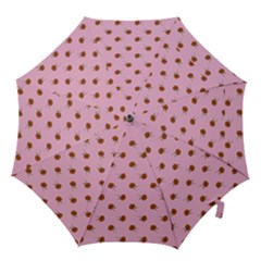 Peach Rose Pink Hook Handle Umbrellas (medium) by snowwhitegirl