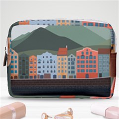 Traveling Travel Tourism Vacation Make Up Pouch (medium) by Simbadda