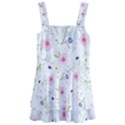 Floral Pattern Background Kids  Layered Skirt Swimsuit View1