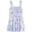 Floral Pattern Background Kids  Layered Skirt Swimsuit View2