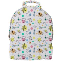 Summer Pattern Design Colorful Mini Full Print Backpack by Simbadda