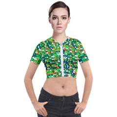 Funky Sequins Short Sleeve Cropped Jacket by essentialimage