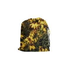 Echinacea Paradoxa Drawstring Pouch (small) by Riverwoman