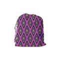 Colorful Diamonds Variation 4 Drawstring Pouch (Medium) View2