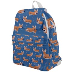 Corgi Patterns Top Flap Backpack by Sudhe