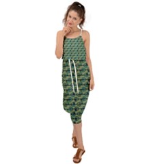 Stamping Heart Love Waist Tie Cover Up Chiffon Dress by Bajindul