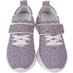 Baroque Pearls And Fauna Ornate Mandala Kids  Velcro Strap Shoes by pepitasart