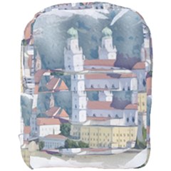Architecture Old Sky Travel Full Print Backpack by Simbadda