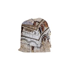 Building Architecture Columns Drawstring Pouch (small) by Simbadda