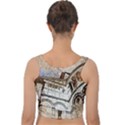 Building Architecture Columns Velvet Crop Top View2