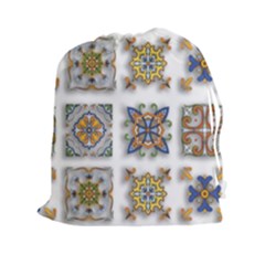Abstract Texture Artistic Art Drawstring Pouch (xxl) by Simbadda