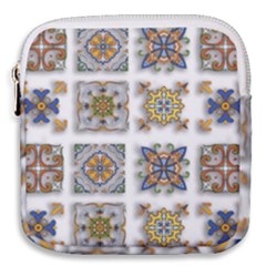 Abstract Texture Artistic Art Mini Square Pouch by Simbadda
