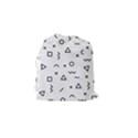 Memphis Pattern Drawstring Pouch (Small) View2