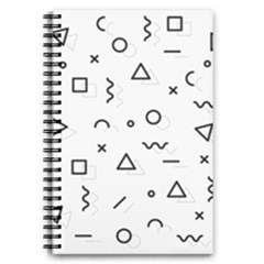 Memphis Pattern 5 5  X 8 5  Notebook by Vaneshart