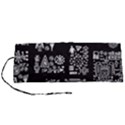 Vector Pattern Design With Tribal Elements Roll Up Canvas Pencil Holder (S) View1