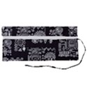 Vector Pattern Design With Tribal Elements Roll Up Canvas Pencil Holder (S) View2