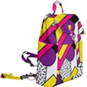 Memphis Colorful Background With Stroke Buckle Everyday Backpack View2