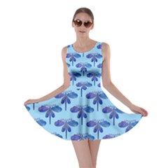 Blue Dragonfly  Skater Dress by VeataAtticus