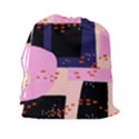 Vibrant Tropical Dot Patterns Drawstring Pouch (XXL) View2