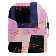 Vibrant Tropical Dot Patterns Drawstring Pouch (xxxl) by Vaneshart