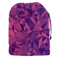Triangulation Patterns Drawstring Pouch (xxxl) by Vaneshart