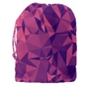 Triangulation Patterns Drawstring Pouch (XXXL) View2