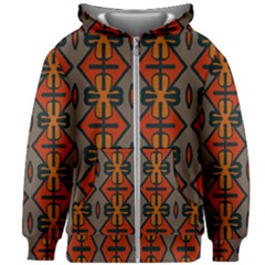 Seamless Digitally Created Tilable Abstract Pattern Kids  Zipper Hoodie Without Drawstring by Vaneshart