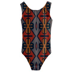 Seamless Digitally Created Tilable Abstract Pattern Kids  Cut-out Back One Piece Swimsuit by Vaneshart