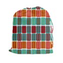 Bricks Abstract Seamless Pattern Drawstring Pouch (XXL) View1