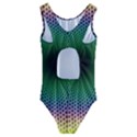 Abstract Patterns Kids  Cut-Out Back One Piece Swimsuit View2