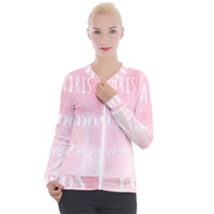 Paris, London, New York Casual Zip Up Jacket by Lullaby