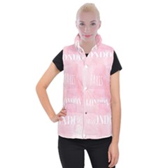 Paris, London, New York Women s Button Up Vest by Lullaby