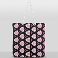 Backgrounds Texture Full Print Rope Handle Tote (large) by Simbadda