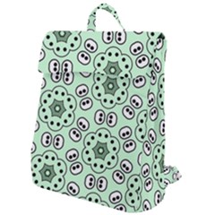 Background Texture Dots Pattern Flap Top Backpack by Simbadda