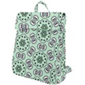 Background Texture Dots Pattern Flap Top Backpack View1