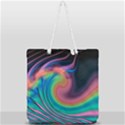 Abstract Art Abstract Background Full Print Rope Handle Tote (Large) View2