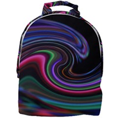 Art Abstract Colorful Abstract Art Mini Full Print Backpack by Simbadda