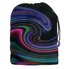 Art Abstract Colorful Abstract Art Drawstring Pouch (xxxl) by Simbadda