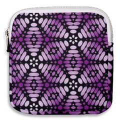 Pattern Purple Seamless Design Mini Square Pouch by Simbadda