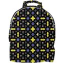 Pattern Black Background Texture Mini Full Print Backpack View1