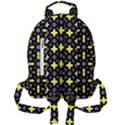 Pattern Black Background Texture Mini Full Print Backpack View2