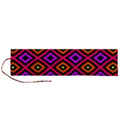 Squares Modern Backgrounds Texture Roll Up Canvas Pencil Holder (l) by Simbadda