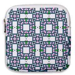 Backgrounds Texture Modern Pattern Mini Square Pouch by Simbadda