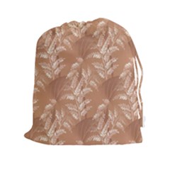 Scrapbook Leaves Decorative Drawstring Pouch (xxl) by Simbadda