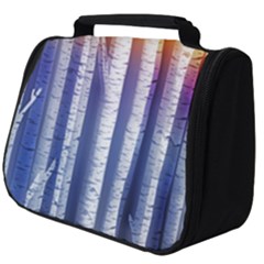 Birch Tree Background Scrapbooking Full Print Travel Pouch (big) by Simbadda