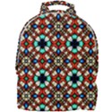 Stained Glass Pattern Texture Face Mini Full Print Backpack View1