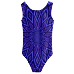 Kaleidoscope Abstract Background Kids  Cut-out Back One Piece Swimsuit by Simbadda