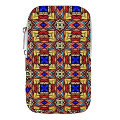 Stained Glass Pattern Texture Waist Pouch (large) by Simbadda